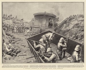 A Gallant Defence of a Derailed Train near Alkmaan